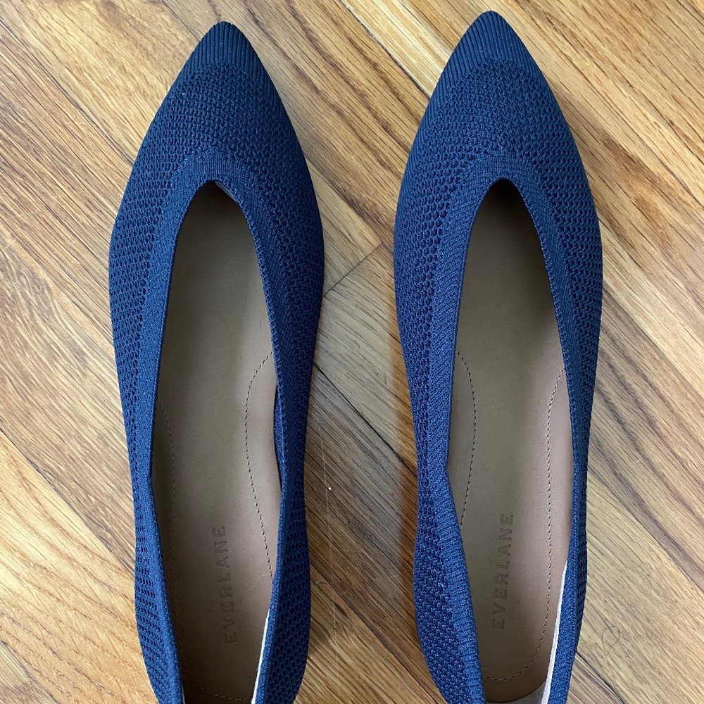 Everlane 40 hour flats in ReKnit, size 9.5 Navy